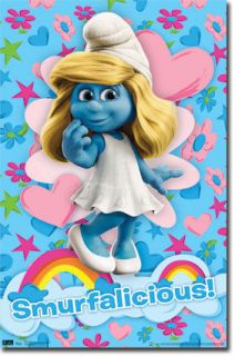 THE SMURFS 22x34 NEW SMURFALICIOUS POSTER TV SHOW MOVIE 