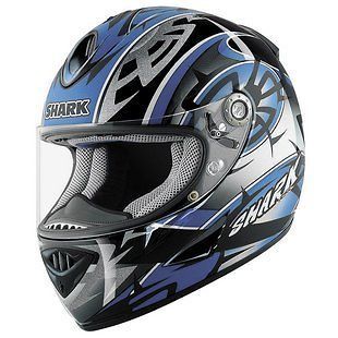 Shark RSR2 RSR 2 Muggeridge Blue Black Motorcycle Helmet XLarge XL