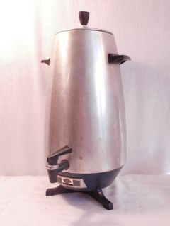 Vintage Mirro Matic 35 Aluminum Cup Coffee Maker Urn Percolator