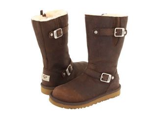   Kensington Toast Brown Leather 1969 Youth/ Women Boot W Zipper NEW