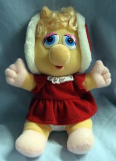 McDonalds Muppets Miss Piggy 1987 Christmas Stuffed Plush 10 Jim 