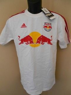 NEW MSRP $20 NEW YORK RED BULLS YOUTH L LARGE 14 16 Shirt ADIDAS 13WE