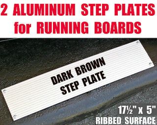 ALUMINUM STEP PLATES for 1930s RUNNING BOARD ◆ DODGE FORD 