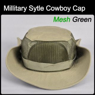 cowboy hat skin protection luxury mesh camo green m22