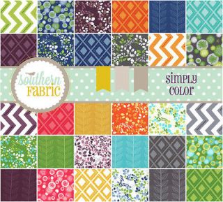   Color by V and Co. Layer Cake MODA 40  10  Fabric Squares 10800LC
