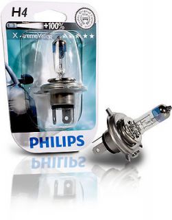 H4 PHILIPS X TREME VISION UP TO 100% MORE, SINGLE BULB INCLUDED FREE 