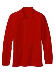 Genuine School Uniform Boys / Girls (4 20) Long Sleeve Pique Shirt 