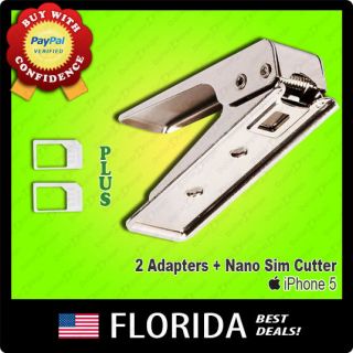 Nano Sim Card Cutter Punch Puncher Full Standard Micro iPhone 5 4S 4 