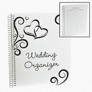 Spiral Bound Wedding Organizer Event Calendar Planning Checklist