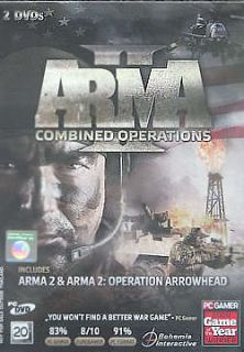 ARMA 2  Combined Operations ** PC DVD GAME ** Brand new Sealed **
