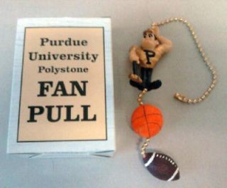   Ceiling Fan Lamp Light Pull Chain NCAA ncaa College light boilermakers