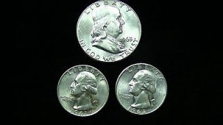 Newly listed $1.00 Face Value 90% Silver Coins NOT JUNK Half Dollar 