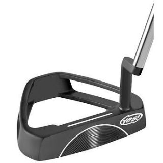 yes golf clubs eleanor 12 black standard putter excellent one