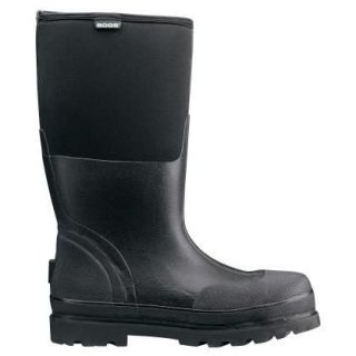 69172 bogs men s black rancher steel toe boots size