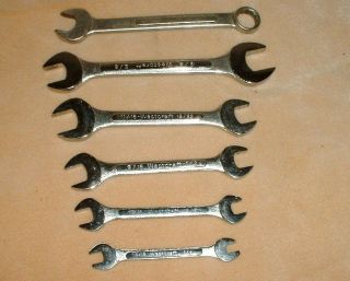 Vintage Westcraft Open End Wrenches plus 1 Powr Kraft Wrench