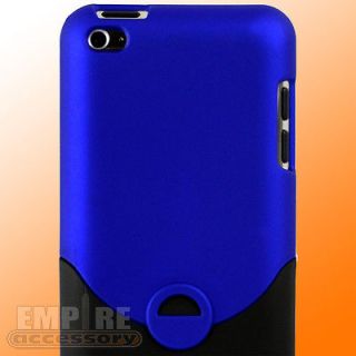 BLUE HARD CASE FOR APPLE IPOD TOUCH ITOUCH 4G 4TH Gen Generation