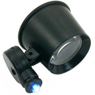 Adjustable LED LIGHT ~ 10X LOUPE MAGNIFIER For JEWLERS, Stamps, COIN 