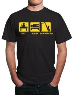 eat sleep saxophone funny sax t shirt all sizes more options clothing 