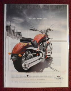 2006 Print Ad VICTORY Bike Motorcycle ~ Hell Just Broke Loose