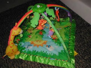 Fisher Price Rainforest BABY ACTIVITY PLAY MAT Melodies Lights Deluxe 