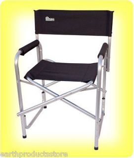 FREE S/H   EARTH EXTRA HEAVY DUTY OUTDOOR FOLDING DIRECTORS CHAIR