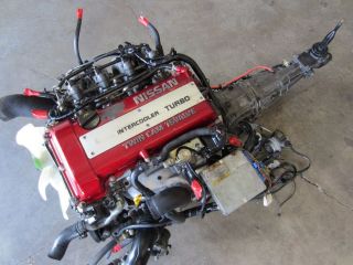 JDM Nissan Silvia 240SX S13 SR20DET Red Top Engine Manual Transmission 