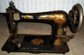 antique vintage old working 1903 singer memphis treadle sewing machine