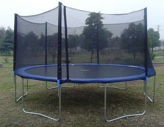 EXACME 13 FT Trampoline w/ safety pad & Enclosure Net & ladder ALL IN 