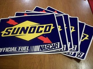 SUNOCO RACING DECALS OFFICIAL FUEL OF NASCAR  