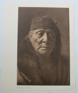  Print~Edward S. Curtis~BEARS TEETH ARIKARA~​Indian~Native American