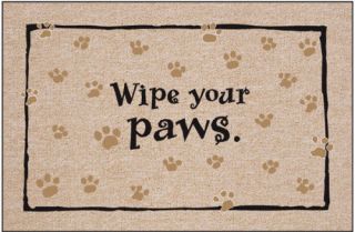 Funny Doormats  Wipe Your Paws.    Fast 