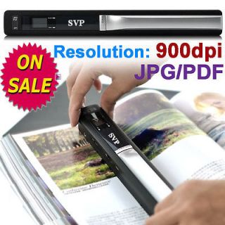 SVP PS 4100 Handheld A4 Resolution 900 Dpi Portable Color Scanner 