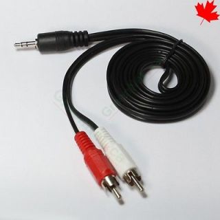 Newly listed 3.5 mm AUDIO GOLD JACK TO RCA COMPOSITE CABLE 5FT FOR PC 