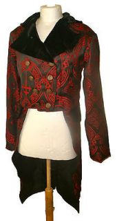 steampunk victorian womens raven tailcoat rr5a