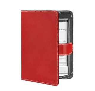 Cover Up Sony Reader PRS T1 (Book Style) Red Leather Cover Case