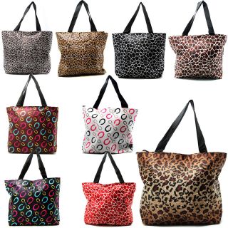Large Print Beach Bag Purse Tote Bag Animal/Assorted Styles
