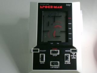 epoch man lcd electronic game pacman clone 
