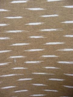 ikat fabric 54 brown white upholstery linen  12 00 buy it 