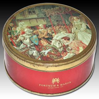   & MASON SCOTTISH SHORTBREAD TIN STATE ENTRY OF MARY QUEEN OF SCOTS