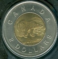 2011 Twoonie Toonie 2 Two Dollar 11 Canada Canadian BU Coin UNC RCM 