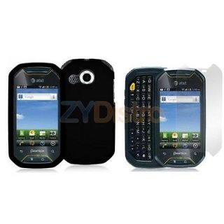 Black Hard Case Cover+Clear Screen Protector For Pantech Crossover 