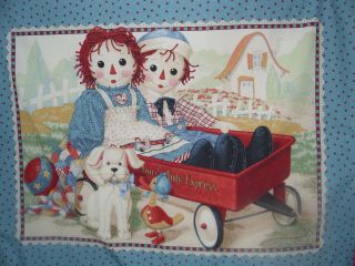 raggedy ann and andy express cot quilt daisy kingdom  37 01 