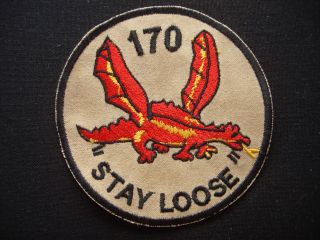 Vietnam War Patch US 170th Assault Helicopter Company STAY LOOSE 