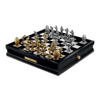 Franklin Mint BRAND NEW IN BOX New York Giants Chess Set w/COA SEALED