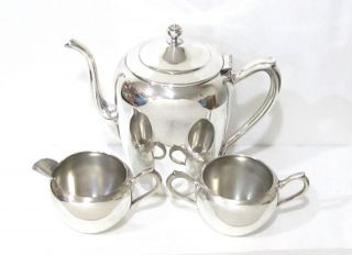 Vintage F.B. Rogers Silver Co. Silverplate Silver Plated Teapot Sugar 