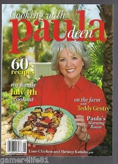 cooking with paula deen july august 2006 new unread one