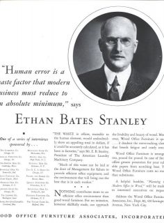1931 ad lg ethan bates stanley wood office furniture assoc