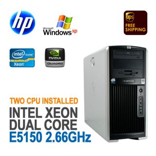 HP XW8400 Workstation 2x XEON E5150 2.66GHz/4GB/NEW 500G /FX3500 /DVD 
