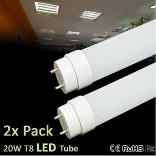 2x pcs T8 White 20W LED Straight Tube Light Bulb 120cm Ultra Bright 