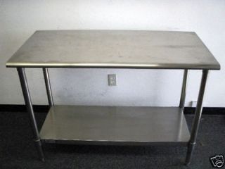 Newly listed NSF ALL STAINLESS STEEL UTILITY TABLE/PREP.​B GRADE 
